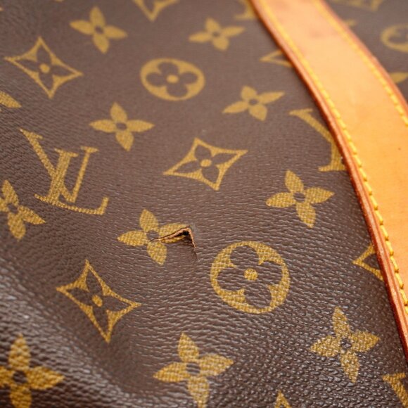 LOUIS VUITTON Authentic Brown Monogram Keepall 55 Boston Bag - Picture 7 of 12
